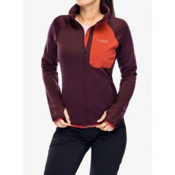 Bluza polarowa damska Columbia Triple Canyon Grid Fleece Full Zip. Czerwone bluzy sportowe Columbia, l, bez wzorów, z polaru, bez kaptura. Za 261.99 zł.