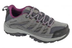 Buty trekkingowe damskie, Crestwood Waterproof. Szare trekkingi Columbia, z materiału, przed kostkę, trekkingowe. Za 369.99 zł.