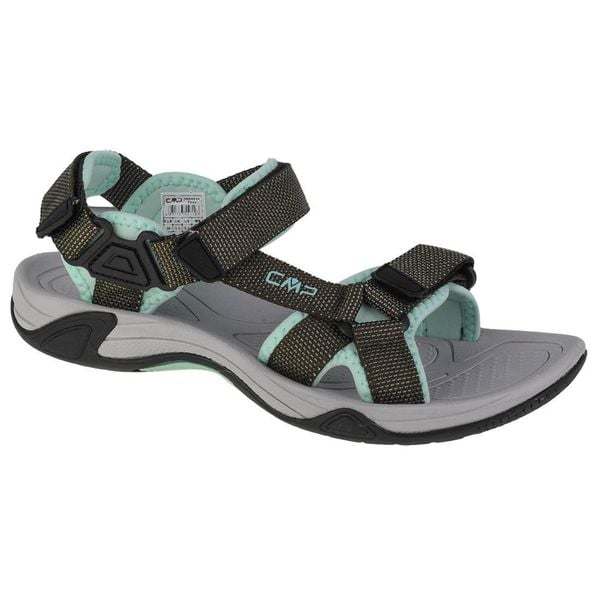 Sandały damskie, CMP Hamal Wmn Hiking Sandal. Szare sandały CMP, bez wzorów, z materiału, sportowe, bez obcasa, bez zapięcia. Za 242.00 zł.