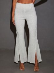 Milan Kiss Spodnie w kolorze jasnoszarym rozmiar: M. Szare spodnie materiałowe Milan Kiss, m, bez wzorów, z materiału. Za 130.99 zł.