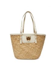PINKO Torebka Love Summer Basket PE 25 PLTT 103324 A1RL Beżowy. Brązowe torebki klasyczne Pinko, bez wzorów, z tworzywa sztucznego, bez dodatków. Za 1,219.00 zł.