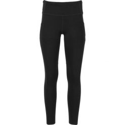 Damskie legginsy Endurance Tata Cool-Tech. Czarne legginsy sportowe ENDURANCE, bez wzorów, z materiału, do biegania. Za 357.50 zł.