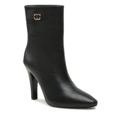 Botki TWINSET. Czarne botki Twinset, bez wzorów, bez obcasa, na szpilce, bez zapięcia. Za 1,869.00 zł.