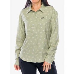 Koszula podróżnicza damska Columbia Silver Ridge Utility Patterned LS Shirt. Zielone koszule Columbia, bez wzorów, sportowe, bez kołnierzyka, bez ramiączek. Za 251.99 zł.