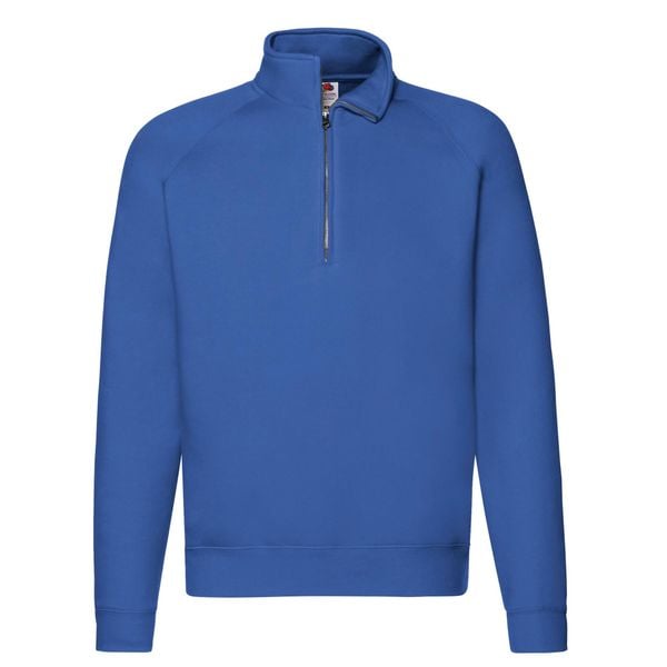 Bluza Unisex Premium Quarter Zip Raglan Dla Dorosłych. Czarne bluzy FRUIT OF THE LOOM, l, bez wzorów, z bawełny, z kapturem. Za 170.99 zł.
