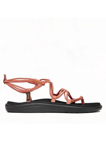Teva Sandały Voya Infinity 1019622 Pomarańczowy. Brązowe sandały Teva, bez wzorów, ze skóry, bez obcasa, na płaskiej podeszwie, bez zapięcia. Za 239.99 zł.