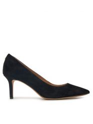 LAUREN RALPH LAUREN Szpilki Lanette 802962173001 Czarny. Czarne szpilki Lauren Ralph Lauren, bez wzorów, ze skóry, bez obcasa, na szpilce, bez zapięcia. Za 439.99 zł.