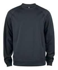 Clique Basic Active Bluza z Okrągłym Dekoltem Poliester – black. Czarne bluzy CLIQUE, s, bez wzorów, z poliesteru, bez kaptura. Za 162.59 zł.