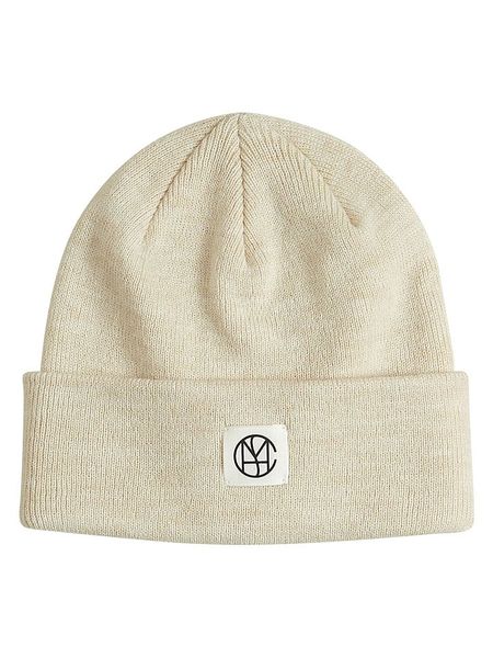 MOSS COPENHAGEN Czapka beanie "Mojo" w kolorze kremowym rozmiar: onesize. Białe czapki Moss Copenhagen, bez wzorów, z materiału. Za 82.95 zł.