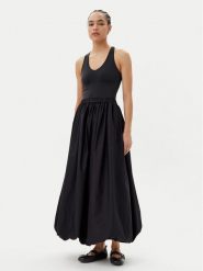 PINKO Spódnica maxi Johnny 105214 A2LD Czarny Regular Fit. Czarne spódnice Pinko, s, bez wzorów, z bawełny, maxi. Za 899.99 zł.