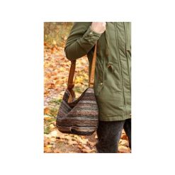Mini Sak vegan navaho rudy. Brązowe torebki klasyczne Manufakturamms, bez wzorów, ze skóry, na ramię, bez dodatków. Za 140.00 zł.