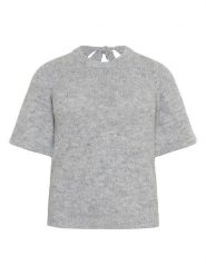 KAFFE curve Sweter w kolorze szarym rozmiar: M. Szare swetry KAFFE curve, m, bez wzorów, z wełny, bez ramiączek. Za 170.45 zł.