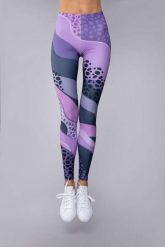 Legginsy sportowe damskie DEEP TRIP Ricco. Fioletowe legginsy DEEP TRIP, l, bez wzorów, z elastanu. Za 179.00 zł.