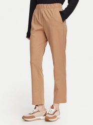 Weekend Max Mara Spodnie materiałowe Elfo 2625786011 Brązowy Regular Fit. Brązowe spodnie materiałowe Weekend Max Mara, s, bez wzorów, z bawełny. Za 789.99 zł.