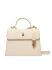 Patrizia Pepe Torebka 8B0326/L061-W405 Écru. Listonoszki Patrizia Pepe, bez wzorów, ze skóry, bez dodatków. Za 1,129.00 zł.