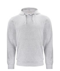 Clique Basic Hoody bluza z kapturem unisex, materiał stabilizowany – ash. Szare bluzy CLIQUE, l, bez wzorów, z bawełny, z kapturem. Za 172.80 zł.