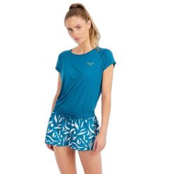 Koszulka damska Protest Happy. Niebieskie koszulki sportowe Protest, bez wzorów, bez ramiączek. Za 163.04 zł.