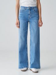 OPUS Dżinsy - Comfort fit - w kolorze błękitnym rozmiar: 40/L32. Niebieskie jeansy Opus, l, z aplikacjami, z podwyższonym stanem. Za 223.46 zł.