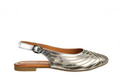 Sandały Bayla-161 037 117 130 Silver Kristal 161686, Srebrny, Skóra naturalna - 36. Szare sandały Bayla, bez wzorów, z materiału, bez obcasa, na płaskiej podeszwie, bez zapięcia. W wyprzedaży za 152.10 zł.