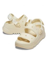 Crocs Sandały "Classic Hiker Xscape" w kolorze beżowym rozmiar: 37/38. Brązowe sandały Crocs, bez wzorów, klasyczne, z otwartym noskiem, bez obcasa, bez zapięcia. Za 151.17 zł.