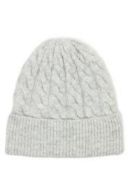 Marie Lund Czapka Kobiety Sztuczne włókno szary, ONE SIZE. Szare czapki Marie Lund, bez wzorów, z włókna. Za 149.95 zł.