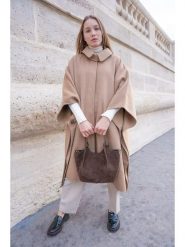 Maison héritage PARIS Skórzana torebka "Ceto Mini" w kolorze brązowym - 33 x 23 x 10 cm rozmiar: onesize. Brązowe torby na ramię Maison héritage PARIS, bez wzorów, z materiału, na ramię, bez dodatków. Za 326.99 zł.