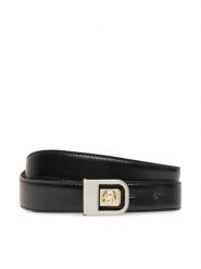 BOSS Pasek Damski 50548522 Czarny. Czarne paski Boss, bez wzorów, ze skóry. Za 479.99 zł.