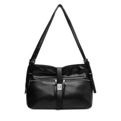 Torebka Gino Rossi. Czarne shopper Gino Rossi, bez wzorów, bez dodatków. Za 319.99 zł.