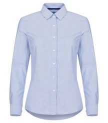 Clique damska koszula oxford z długim rękawem bawełniana – royal blue. Niebieskie koszule CLIQUE, xl, bez wzorów, z bawełny, bez kołnierzyka, bez ramiączek. Za 229.58 zł.
