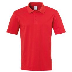 Polo Uhlsport Essential. Czerwone koszulki polo Uhlsport, bez wzorów, z polaru, bez kołnierzyka, bez ramiączek. Za 163.50 zł.