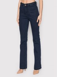 Morgan Jeansy 221-PSVEN Granatowy Bootcut Fit. Niebieskie jeansy Morgan, bez wzorów. Za 349.99 zł.