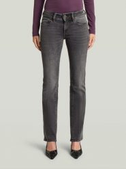 G-Star Dżinsy - Bootcut - w kolorze antracytowym rozmiar: W30/L32. Czarne jeansy G-Star, l, z aplikacjami, z podwyższonym stanem. Za 324.95 zł.