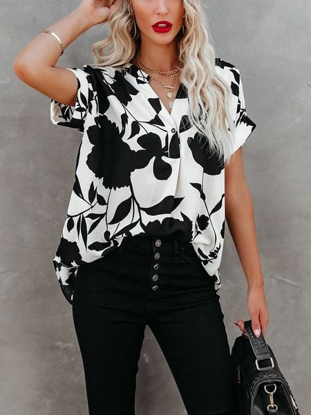 LA Angels Bluzka w kolorze biało-czarnym rozmiar: XL. Białe bluzki LA Angels, xl, bez wzorów, bez kołnierzyka, bez ramiączek. Za 161.73 zł.