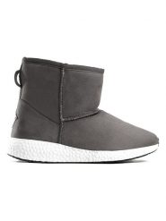 ISLAND BOOT Botki zimowe "Spotty" w kolorze ciemnoszarym rozmiar: 37. Czarne botki Island Boot, na zimę, bez wzorów, z materiału, bez obcasa, bez zapięcia. Za 165.99 zł.