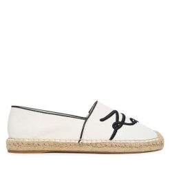 Espadryle KARL LAGERFELD. Białe espadryle KARL LAGERFELD, bez wzorów, bez obcasa, bez zapięcia. Za 659.99 zł.
