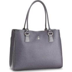 Torebka WOJEWODZIC - W1403/EA23/PL23 Szary. Szare shopper Wojewodzic, bez wzorów, ze skóry, na ramię, bez dodatków. W wyprzedaży za 499.00 zł.