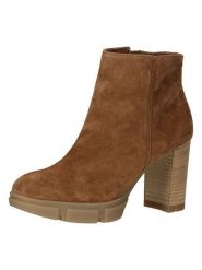 Paul Green Skórzane botki w kolorze jasnobrązowym rozmiar: 40,5. Brązowe botki Paul Green, bez wzorów, ze skóry, bez obcasa, bez zapięcia. Za 411.91 zł.