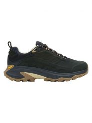 Merrell Skórzane buty trekkingowe "Moab Speed 2" w kolorze granatowo-czarnym rozmiar: 40. Czarne trekkingi Merrell, outdoorowe. Za 354.95 zł.