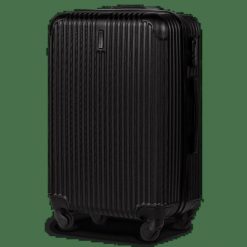 DUŻA WALIZKA WINGS EGRET 2.0 28" BLACK. Czarne walizki Wings, bez wzorów, duże. Za 249.90 zł.