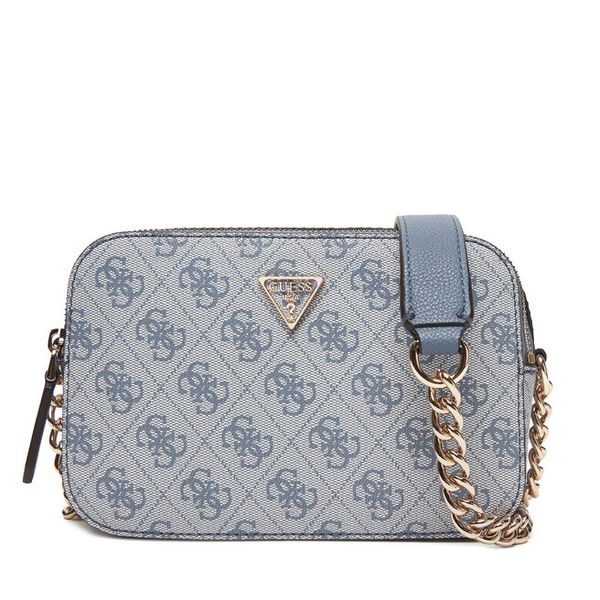 Torebka Guess. Niebieskie torebki klasyczne Guess, z aplikacjami, bez dodatków. Za 379.99 zł.