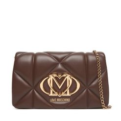 Torebka LOVE MOSCHINO. Brązowe torebki klasyczne Love Moschino, bez wzorów, bez dodatków. Za 799.99 zł.
