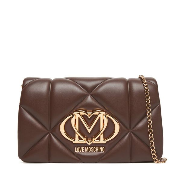 Torebka LOVE MOSCHINO. Brązowe torebki klasyczne Love Moschino, bez wzorów, bez dodatków. Za 479.99 zł.