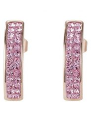 COEUR DE LION Kolczyki-wkrętki z kryształami rozmiar: onesize. Różowe kolczyki COEUR DE LION, z kryształem, ze stali. Za 130.99 zł.