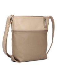 Zwei Torebka w kolorze jasnobrązowo-beżowym - 29 x 27 x 8 cm rozmiar: onesize. Brązowe torby na ramię Zwei, bez wzorów, z materiału, na ramię, bez dodatków. Za 175.95 zł.