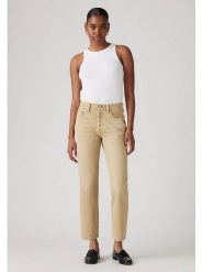 Levi's Dżinsy - Regular fit - w kolorze jasnobrązowym rozmiar: W30/L30. Brązowe jeansy Levi's®, l, z aplikacjami, z podwyższonym stanem. Za 206.78 zł.
