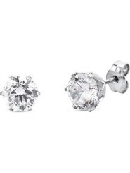 Revoni Złote kolczyki-wkrętki z cyrkoniami rozmiar: onesize. Szare kolczyki Revoni, z cyrkonią, złote. Za 404.99 zł.