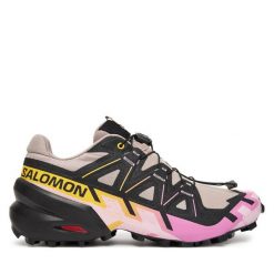 Buty do biegania Salomon. Brązowe obuwie sportowe Salomon, bez zapięcia, do biegania, salomon speedcross. Za 659.99 zł.
