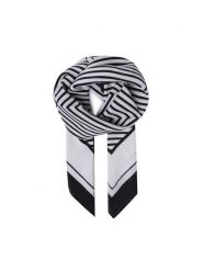 Jenny Fairy Apaszka 4W4-002-SS23 Biały. Białe rękawiczki Jenny Fairy, bez wzorów, z poliesteru. Za 33.99 zł.