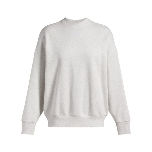 Damska bluza oversize Under Armour Rival Fleece. Szare bluzy Under Armour, s, bez wzorów, z bawełny, bez kaptura. Za 238.15 zł.