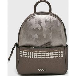 Nobo - Plecak. Żółte plecaki Nobo, z aplikacjami, z materiału. W wyprzedaży za 119.90 zł.